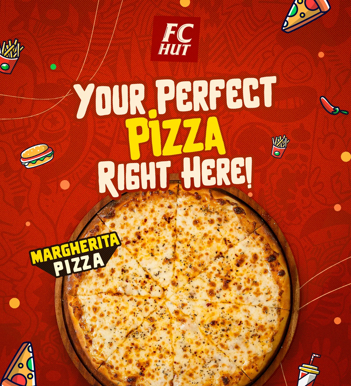 Margherita Pizza social post