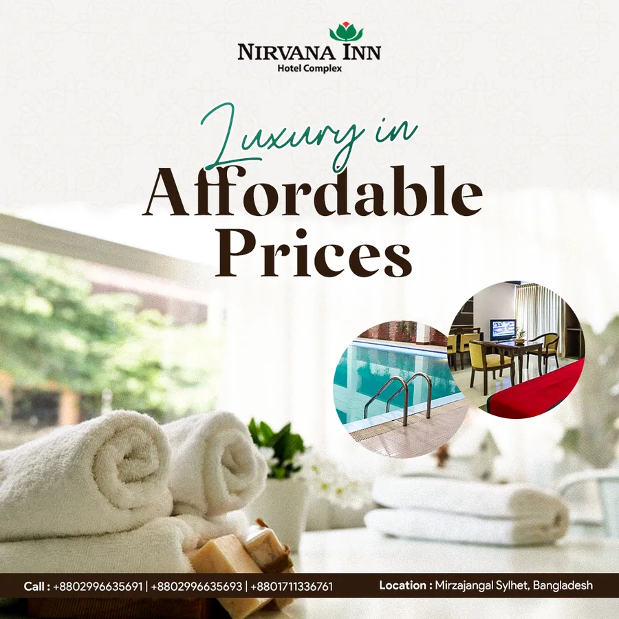'Luxury in Affordable Prices' promo post