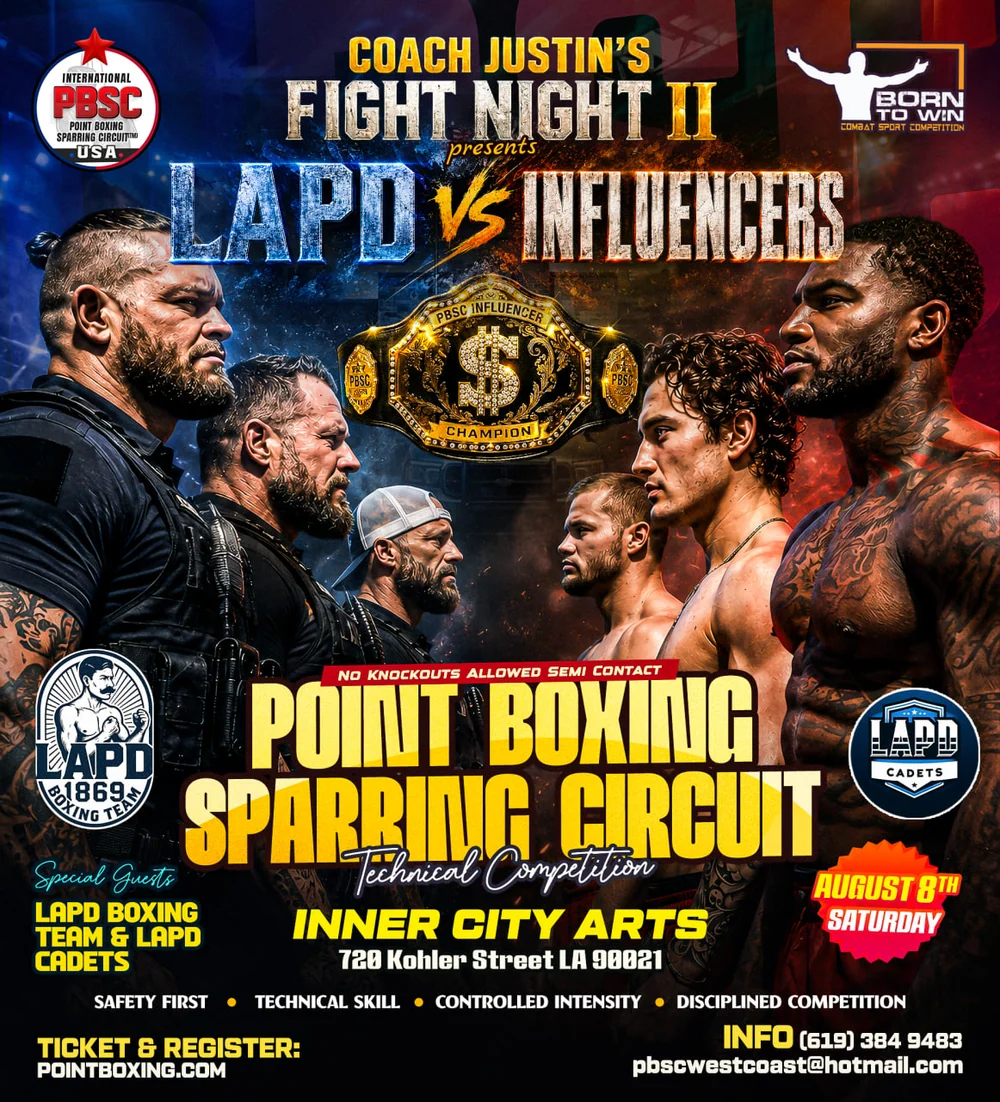 Coach Justin's Fight Night II flyer