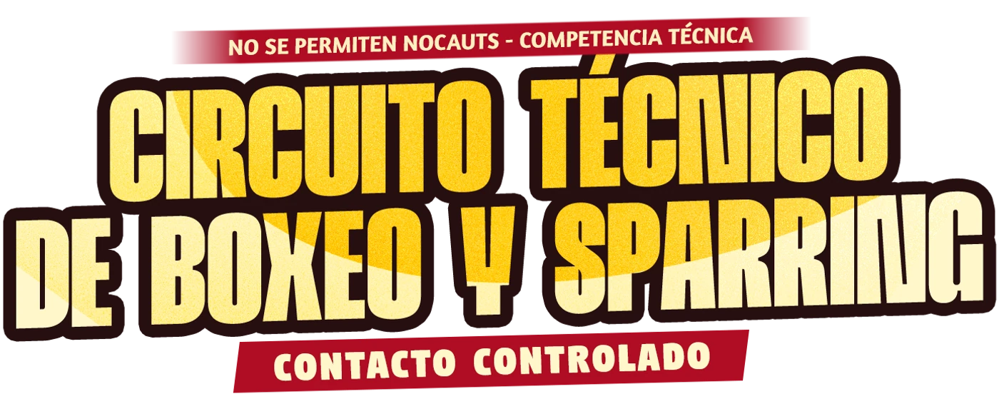 Circuito Técnico de Boxeo y Sparring tagline lockup