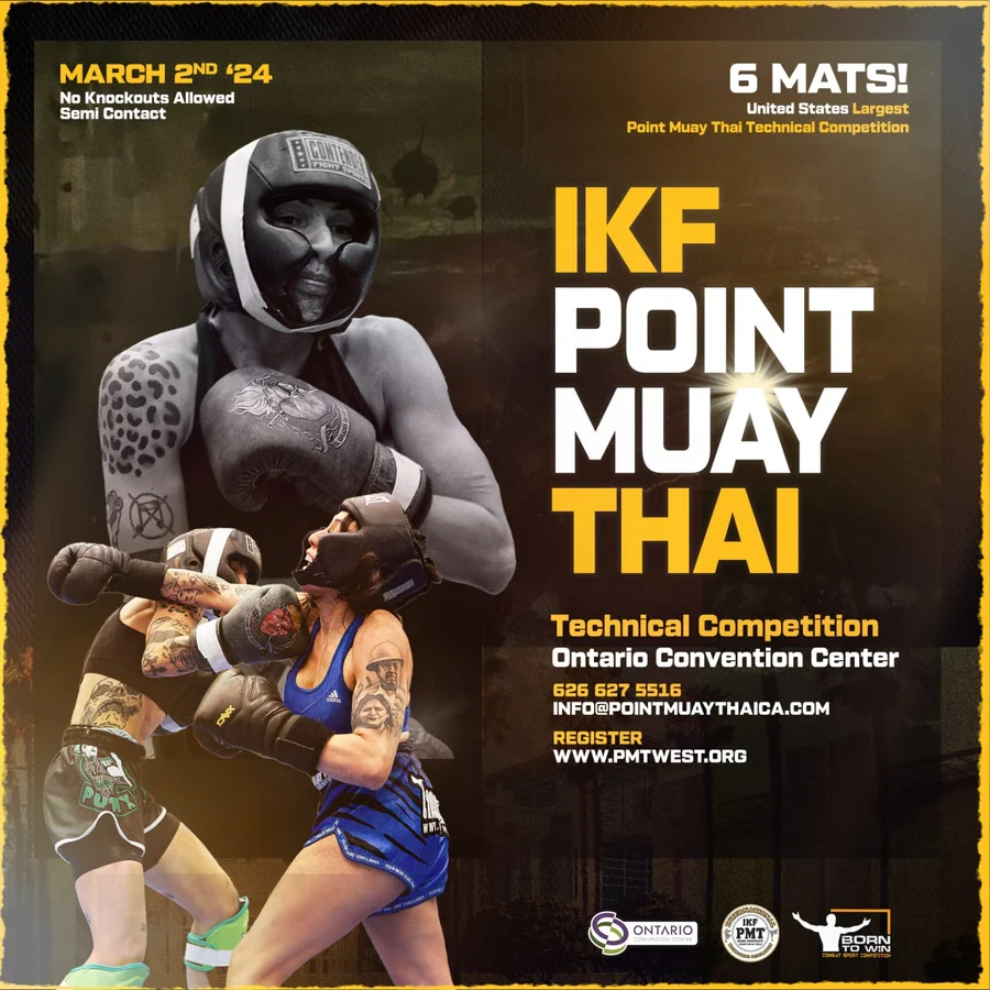 IKF Point Muay Thai flyer, 6 mats